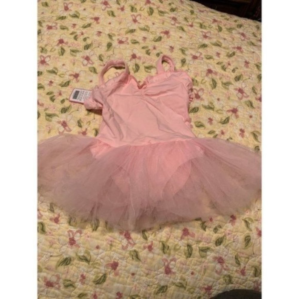 Pink Dance Leotard with Tutu - size 110 (4-5)